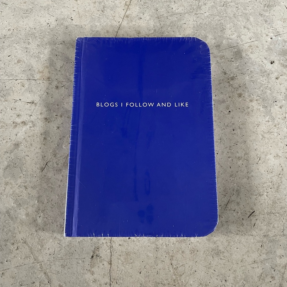 J. Crew x Friend & Foe Blue Notebook